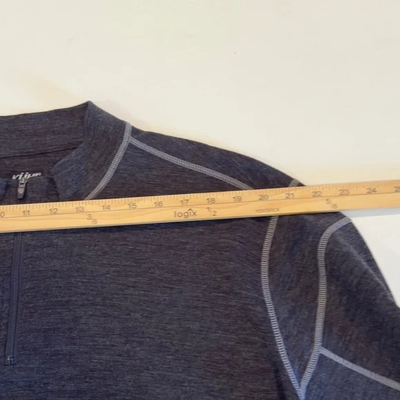 Kuhl Team Merino 1/4 Zip Pullover Mens XL Gray 100% Aeroknit Merino Wool NWOT - Picture 11 of 14